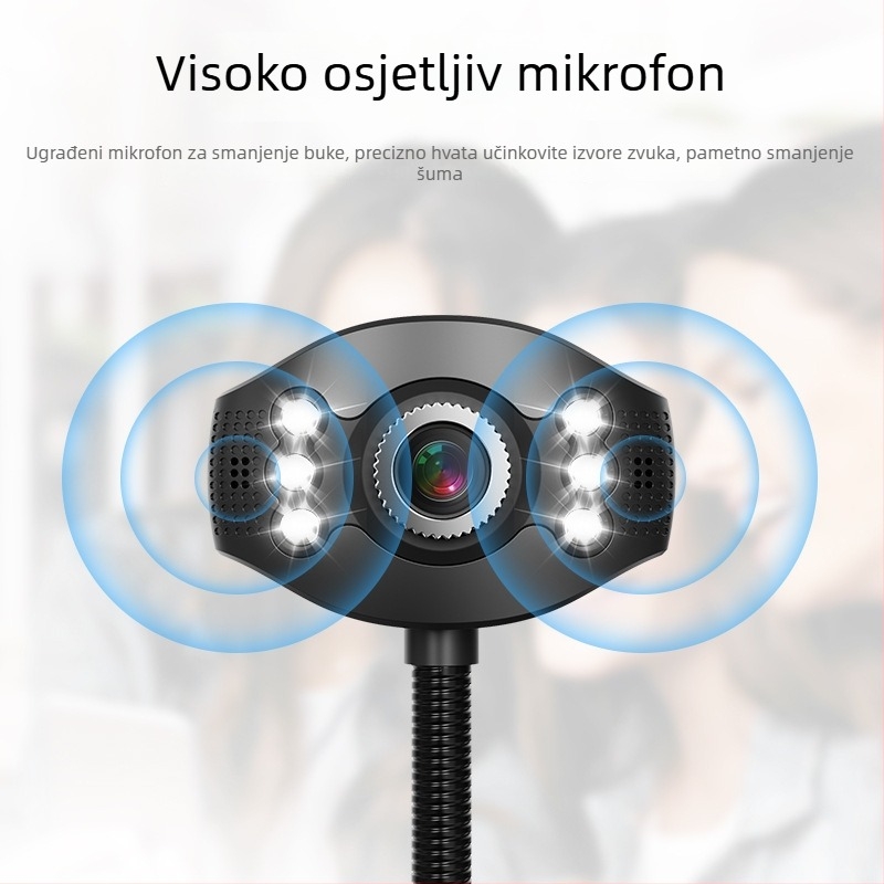 Web kamera za prijenosno/stolno računalo, 1280x960 @60FPS, USB 2.0, ručno fokusiranje, bez ugrađenog mikrofona