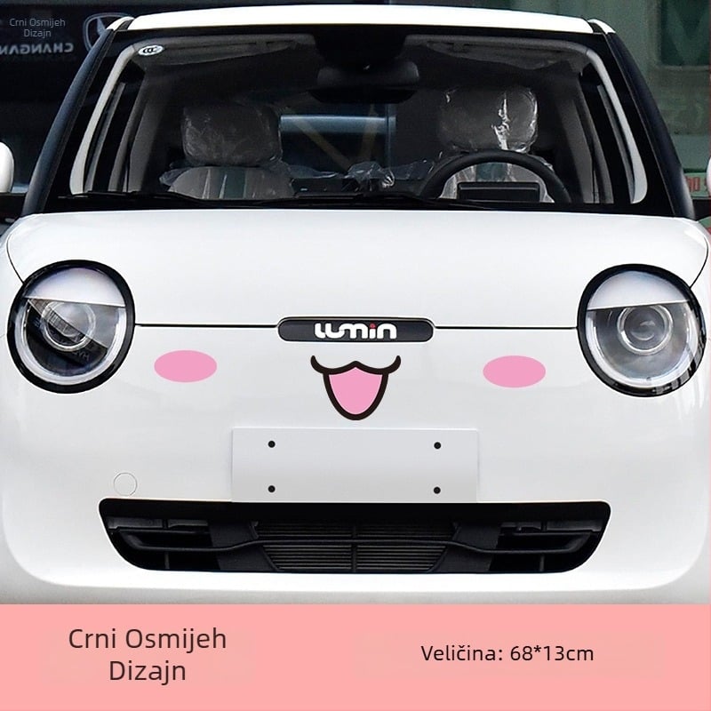 Naljepnice za karoseriju automobila – samoljepljive, prilagodljive, uzorak ogrebotina, za četverokotačna električna vozila