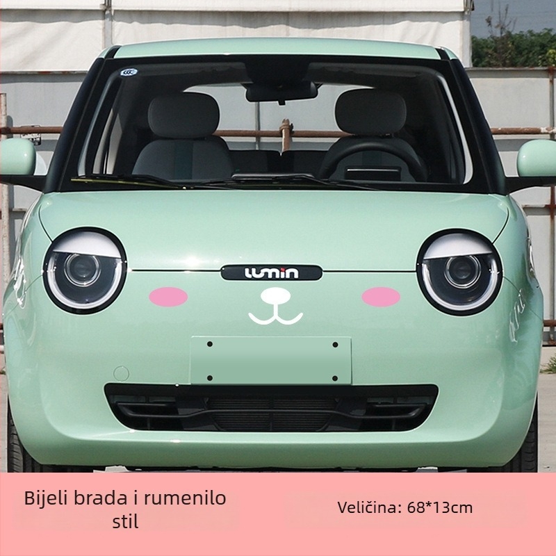 Naljepnice za karoseriju automobila – samoljepljive, prilagodljive, uzorak ogrebotina, za četverokotačna električna vozila