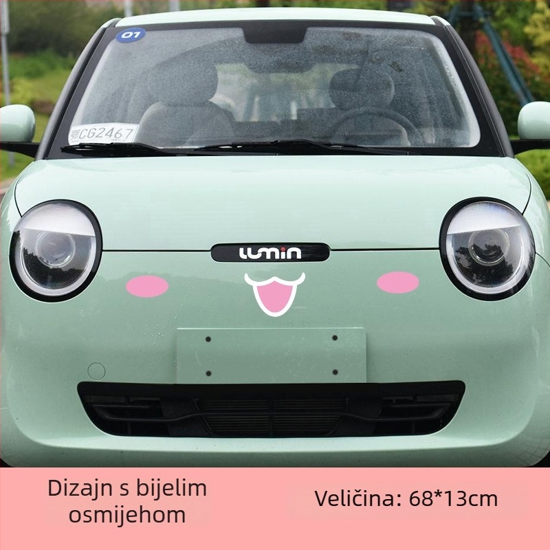 Naljepnice za karoseriju automobila – samoljepljive, prilagodljive, uzorak ogrebotina, za četverokotačna električna vozila