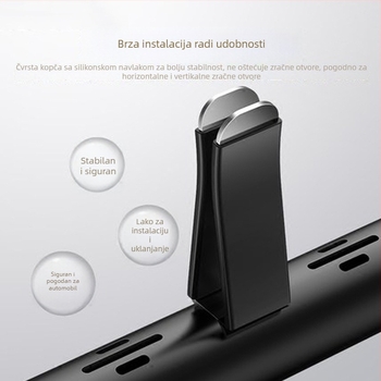 Držač aromaterapije za zrak u automobilu - aluminijska legura, limun miris, cvjetno-drveni miris, 25 g, klip za izdušni otvor