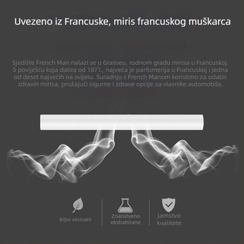 Držač aromaterapije za zrak u automobilu - aluminijska legura, limun miris, cvjetno-drveni miris, 25 g, klip za izdušni otvor