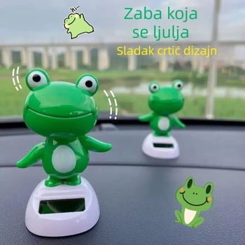 Unutarnji dekor automobila – Karikatura žaba ukras, plastični materijal; Marka Guangdong travel products; Ovlaštena privatna marka: Da