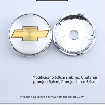 Ventil kapica za VW središnji poklopac kotača – ABS + aluminij, Kompatibilno sa svim modelima Volkswagen, Podrijetlo Kina, Bez prilagodbi