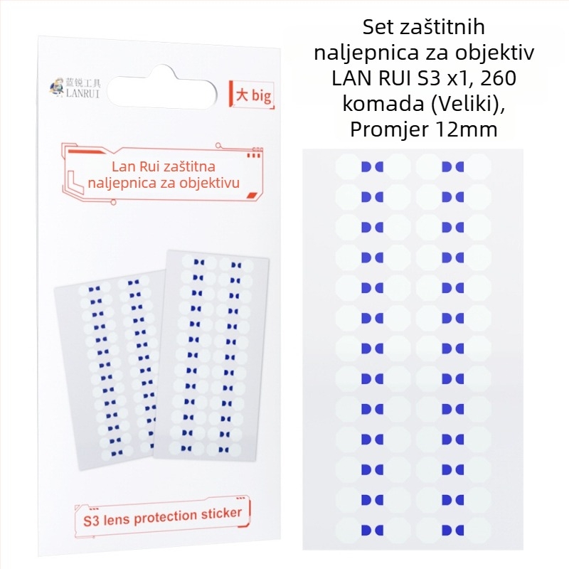 Blue Sharp Film za zaštitu leće telefona – Prahotporan ljepilo, Za alate za popravak mobitela