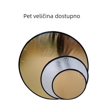 Prijenosni dvostruki reflektor s panelom za keying za fotografiju i prijenos uživo — 350 g, visokokvalitetna tkanina