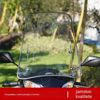 Poklop vjetrobrana za električni skuter, PC materijal, ispis logotipa