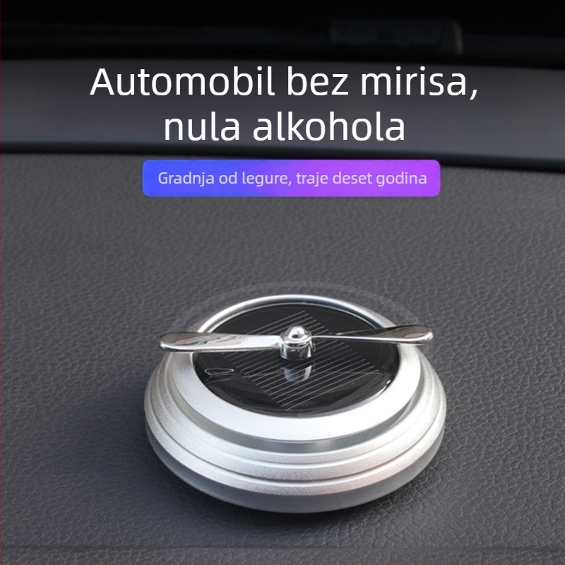 Držač automobilske parfeme, metalno-plastični, oceanski miris, isparavanje 61–90 dana, za postavljanje na sjedalo