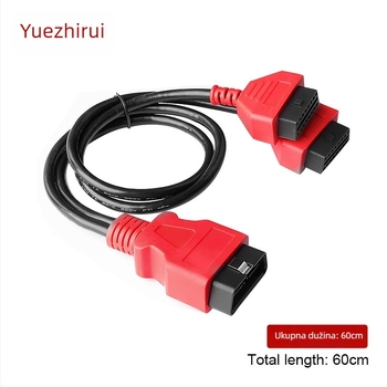 OBD2 kabel – adapter One-to-Two, proširenje OBD, model Obd2 cable, detektor automobilskog računala, prilagodljiv, bez uvoza