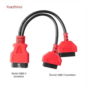 OBD2 kabel – adapter One-to-Two, proširenje OBD, model Obd2 cable, detektor automobilskog računala, prilagodljiv, bez uvoza