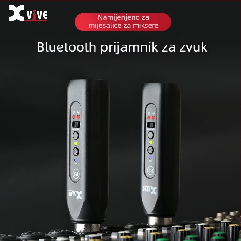 Xvive P3 bežični audio prijemnik za mikser i elektroničke klavijature, Bluetooth 5.3