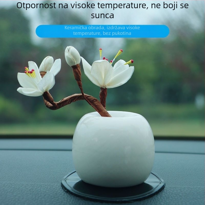 Keramički aromaterapijski ukras za unutrašnjost automobila, moderan stil, voćni izgled