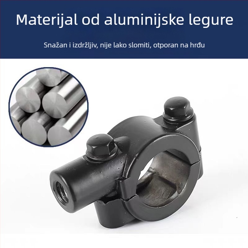 Držač retrovizora od aluminijske legure s navojem 1,25 za motocikle i skutere