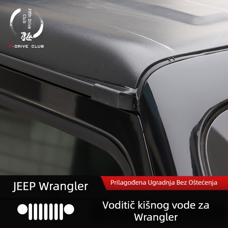 Wrangler krovni kišni štitnik (akril; montaža ljepilom; 2018-2021; AT)