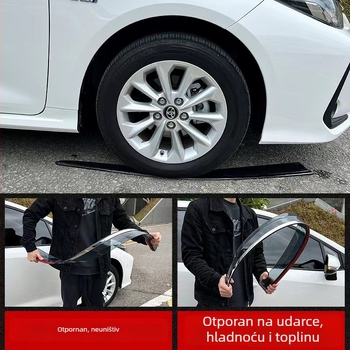 Volvo XC90 zaštitnici prozora – Yin Shu Xiao PC, 4 kom., ugradnja ljepilom, kompatibilno s godinama 2002-2015+