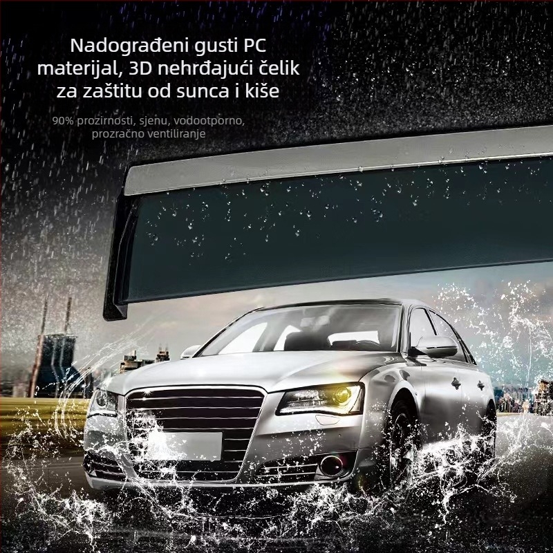 Volvo XC90 zaštitnici prozora – Yin Shu Xiao PC, 4 kom., ugradnja ljepilom, kompatibilno s godinama 2002-2015+