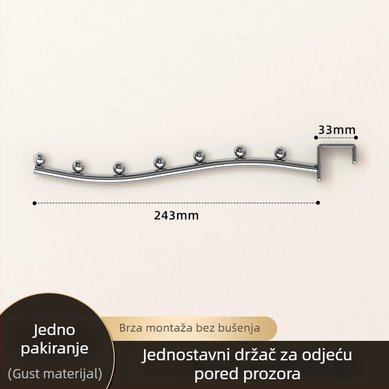 Kuka od nehrđajućeg čelika, jednostavan moderan minimalistički dizajn, nosivost 30 kg, predstavljen 2023.