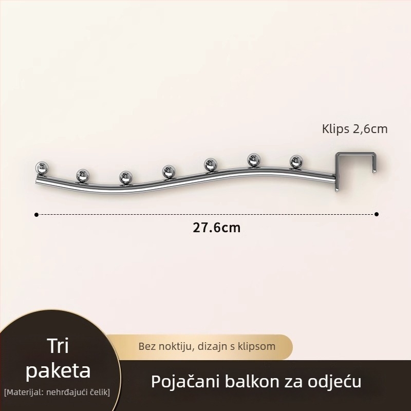 Kuka od nehrđajućeg čelika, jednostavan moderan minimalistički dizajn, nosivost 30 kg, predstavljen 2023.