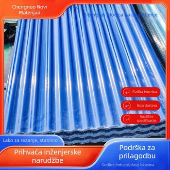 Prozirni plastični vanjski panel za osvjetljenje s teksturom vodnih valova, izolacija, zaštita od kiše na balkonu