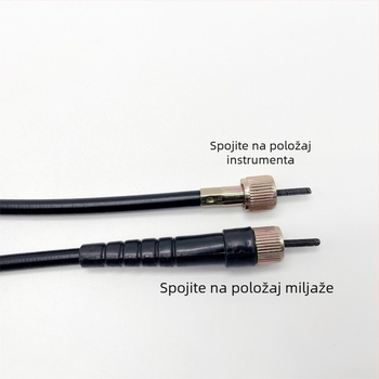 Set zupčanika za instrument ploču Yamaha Zy125: zupčasti mjerač brzine i odometra