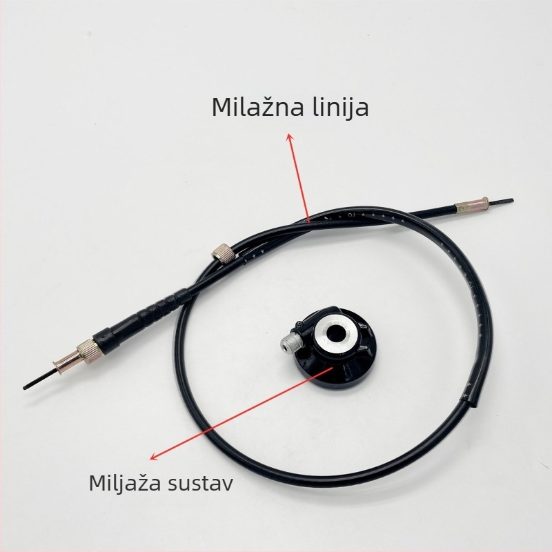 Set zupčanika za instrument ploču Yamaha Zy125: zupčasti mjerač brzine i odometra