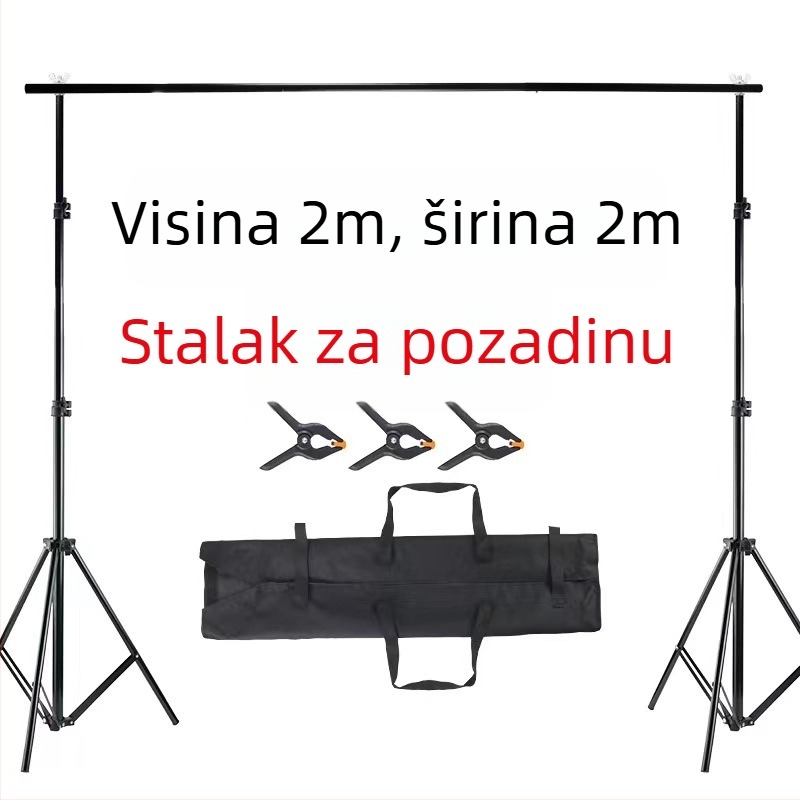 Pozadinski nosač – Metalni (Brand JS; Za fotografiranje odjeće)