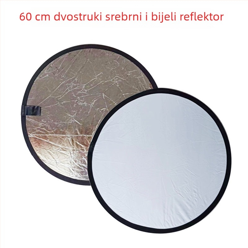 Dvostrani sklopivi reflektor za fotografiju proizvoda (Tip: Reflektor; Brand: YFwryx; Materijali: Poliester, Poliester-pamuk; Namjena: Fotografiranje proizvoda)