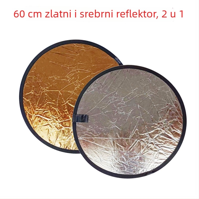 Dvostrani sklopivi reflektor za fotografiju proizvoda (Tip: Reflektor; Brand: YFwryx; Materijali: Poliester, Poliester-pamuk; Namjena: Fotografiranje proizvoda)