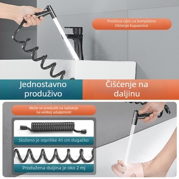 Električni vodovodni čep s keramičkim diskom ventila, bakreno tijelo, jednodijelni dizajn, premaz pečenog premaza, CE certifikat