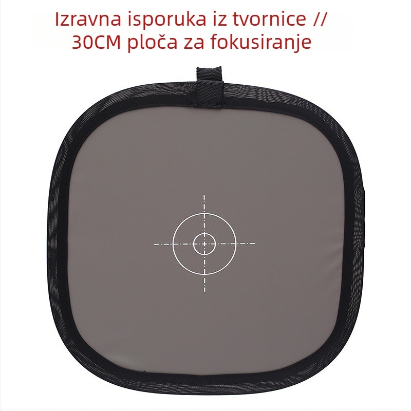 Pozadinska ploča za fokusiranje kamere s 18% sivom kartom, dvostrana, model 30/60, poliester/PU koža