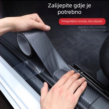 3D naljepnice za auto s uzorkom karbonskih vlakana – imitacija karbonskih vlakana, crtani dizajn, montaža usisnom čašom