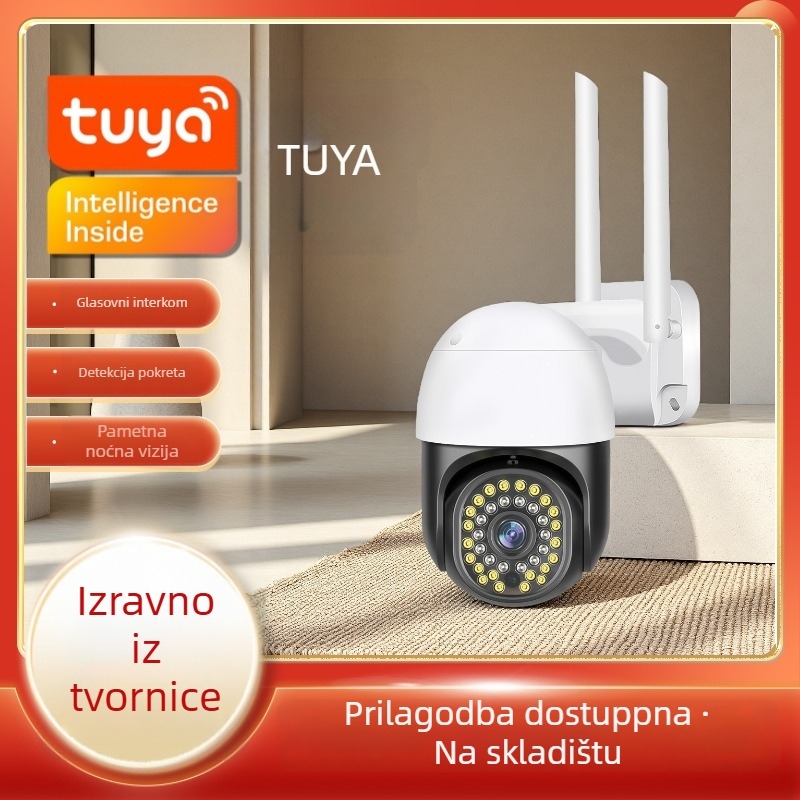 Pametna vanjska WiFi kamera 1080p, 3.6 mm objektiv, noćno vidjenje, dvosmjerna komunikacija, upravljanje putem mobilne aplikacije