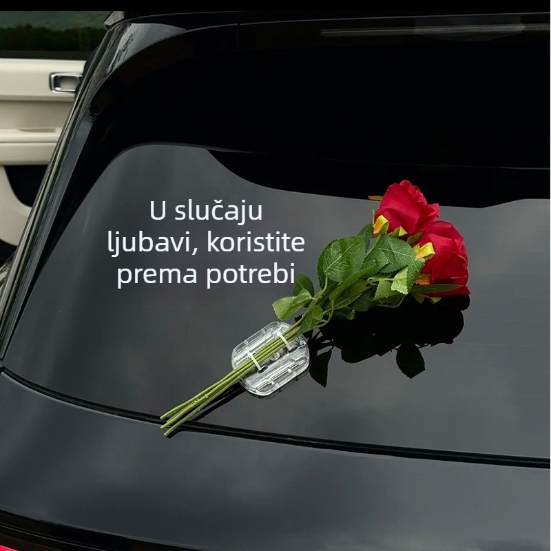 Auto dekorativne naljepnice s motivom tulipana (plastika; crtani motiv; samoljepljive)