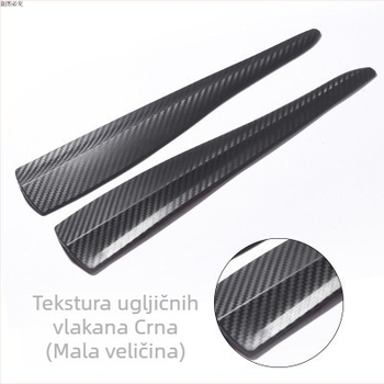 TM PVC zaštitna traka za prednji branik, protiv sudara, univerzalna za automobile, set od 2 komada