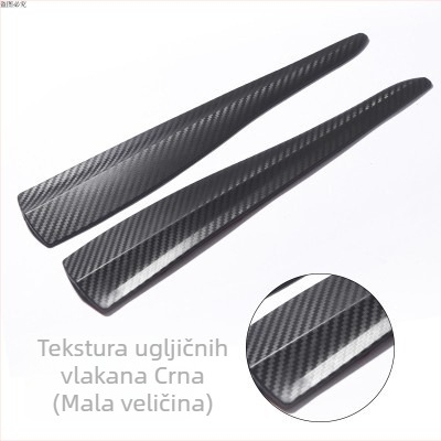 TM PVC zaštitna traka za prednji branik, protiv sudara, univerzalna za automobile, set od 2 komada