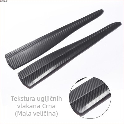 TM PVC zaštitna traka za prednji branik, protiv sudara, univerzalna za automobile, set od 2 komada