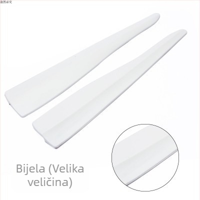 TM PVC zaštitna traka za prednji branik, protiv sudara, univerzalna za automobile, set od 2 komada