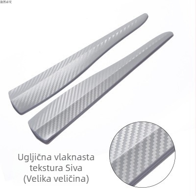 TM PVC zaštitna traka za prednji branik, protiv sudara, univerzalna za automobile, set od 2 komada