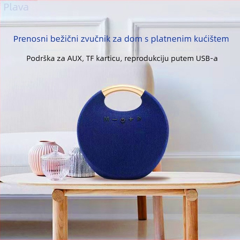 Bluetooth zvučnik s ugrađenom baterijom, prijenosni — 5W, 100 Hz–20 kHz, IPX2