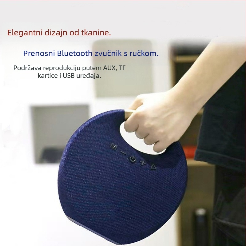 Bluetooth zvučnik s ugrađenom baterijom, prijenosni — 5W, 100 Hz–20 kHz, IPX2