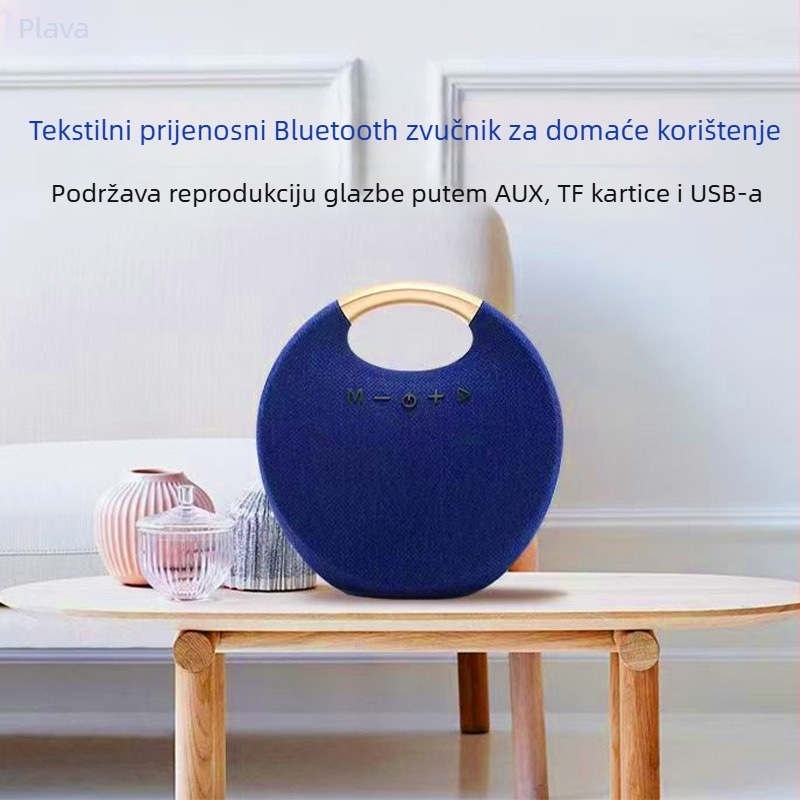 Bluetooth zvučnik s ugrađenom baterijom, prijenosni — 5W, 100 Hz–20 kHz, IPX2