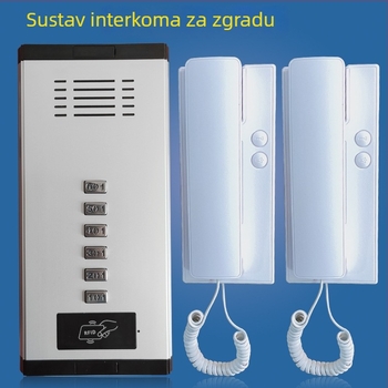 Sustav interkoma za stambenu zgradu s kontrolom pristupa – ID/IC kartica, NFC na mobilnom telefonu, glasovni interkom i zvono