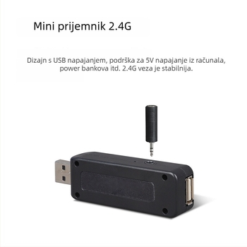 USB mikrofon za kućnu uporabu s dinamičkim elementom, model S1-105, frekvencijski raspon 20 Hz–20 kHz, SNR ≥100 dB, snaga 5 W, napon 5 V