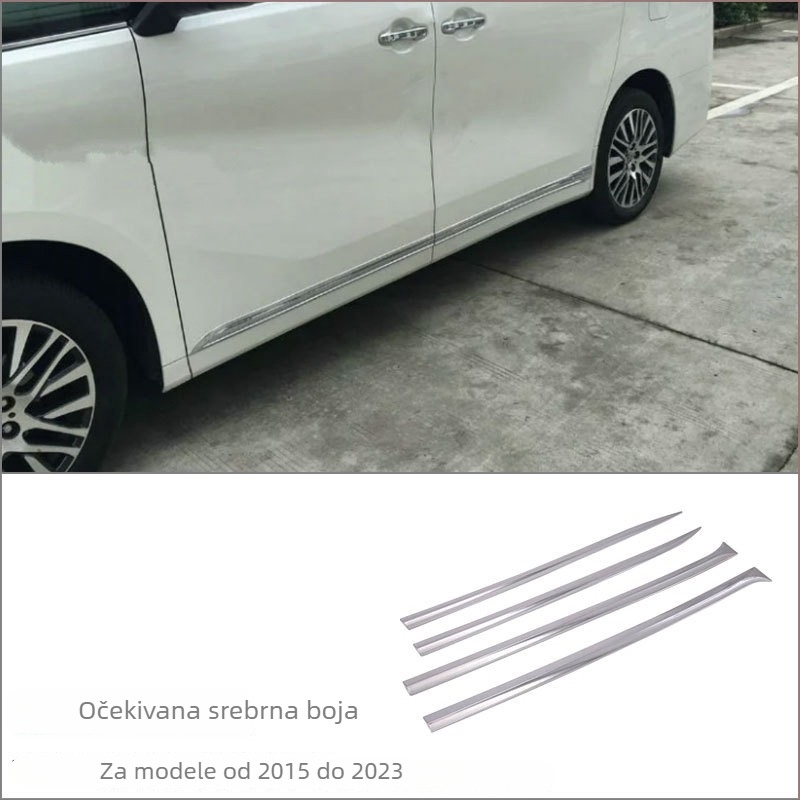ABS dekorativna bočna traka za Toyota Alfa/Wilfa (2015-2023) – zaštita vrata i pragova