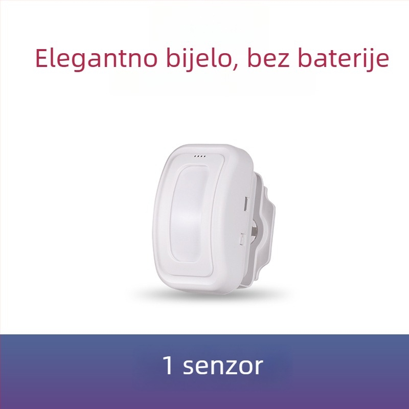 Bežični zvonac za vrata s IR senzorom, napajanje baterijom/USB, 3.6V, 30 tonova zvuka, model 20RPro3