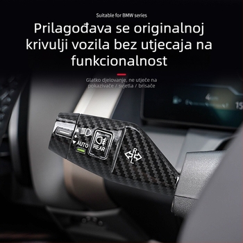 BMW X3 unutarnji dekorativni pokrov upravljača: prekidači brisača i pokazivača smjera, paddle za mijenjanje brzina – ABS, snap-on ugradnja