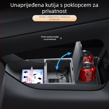 Geely Galaxy E5 Silikonska kutija za pohranu ispod središnje konzole, vodootporan dio unutarnje opreme automobila