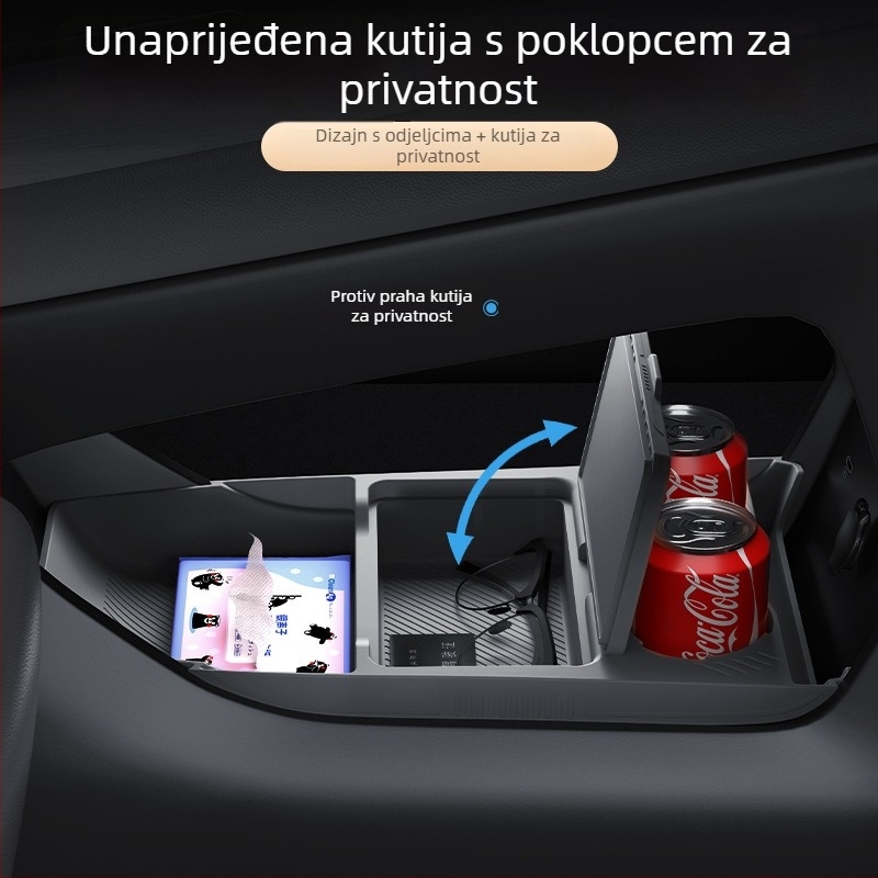 Geely Galaxy E5 Silikonska kutija za pohranu ispod središnje konzole, vodootporan dio unutarnje opreme automobila