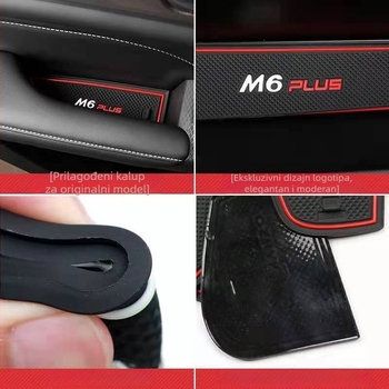 Haval M6Plus 2022 silikonska unutarnja pločica za slot za pohranu – antibakterijska, Zhizhida logo otisnuto