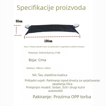 Prednji kanal automobila s magnetskim zaštitnim pokrovom od lišća - Polovični pokrov ( magnetska spoj, prednji kanal, zaštita od lišća )